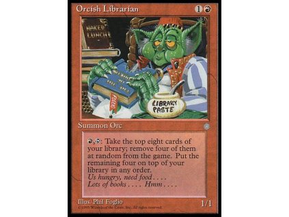 Orcish Librarian (Foil NE, Stav Near Mint)