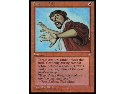 Panic (Foil NE, Stav Near Mint)