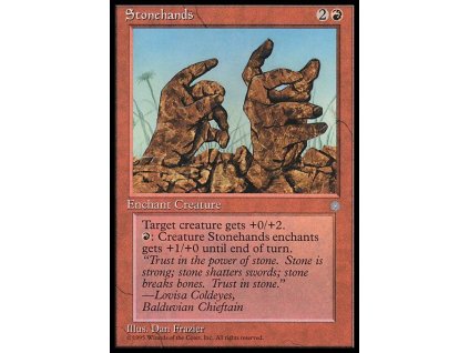 Stonehands (Foil NE, Stav Near Mint)