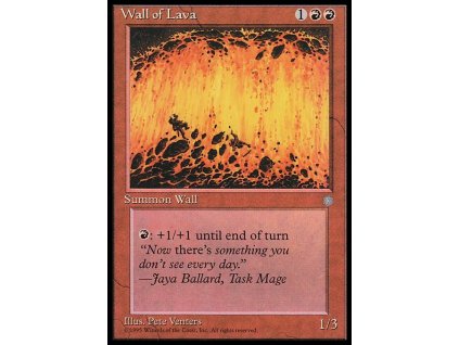 Wall of Lava (Foil NE, Stav Near Mint)
