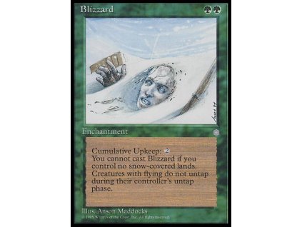 Blizzard (Foil NE, Stav Excelent)