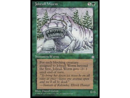 Johtull Wurm (Foil NE, Stav Near Mint)