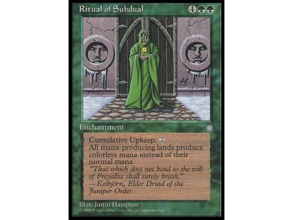 Ritual of Subdual (Foil NE, Stav Near Mint)