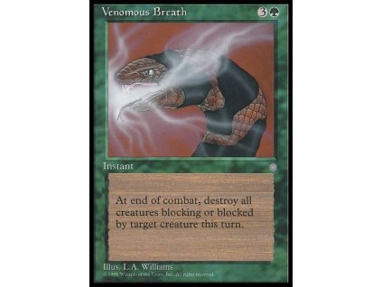 Venomous Breath (Foil NE, Stav Near Mint)