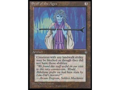 Staff of the Ages (Foil NE, Stav Near Mint)