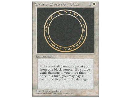 Circle of Protection: Black (Foil NE, Stav Near Mint)