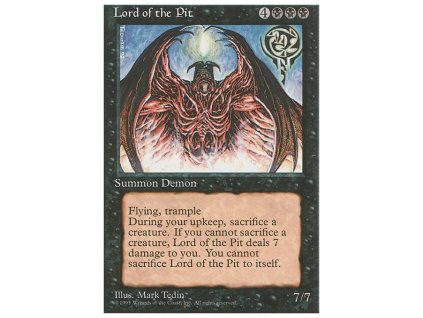 Lord of the Pit (Foil NE, Stav Light Played)