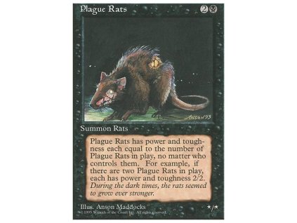 Plague Rats (Foil NE, Stav Near Mint)