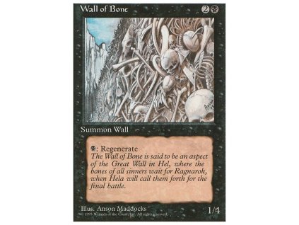 Wall of Bone (Foil NE, Stav Near Mint)