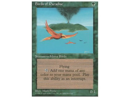 Birds of Paradise (Foil NE, Stav Near Mint)