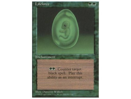 Lifeforce (Foil NE, Stav Near Mint)