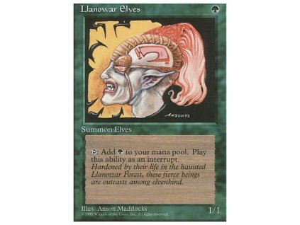 Llanowar Elves (Foil NE, Stav Near Mint)