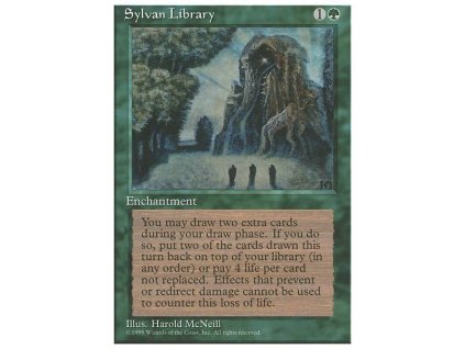 Sylvan Library (Foil NE, Stav Near Mint)