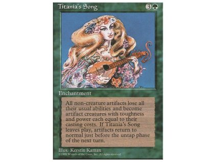 Titania's Song (Foil NE, Stav Near Mint)