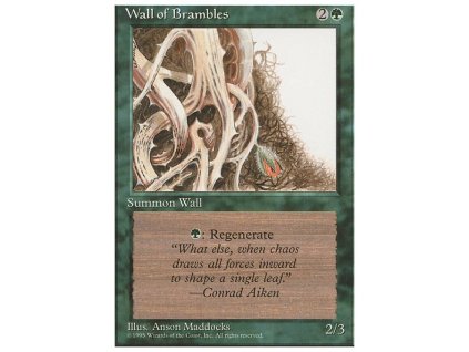 Wall of Brambles (Foil NE, Stav Near Mint)