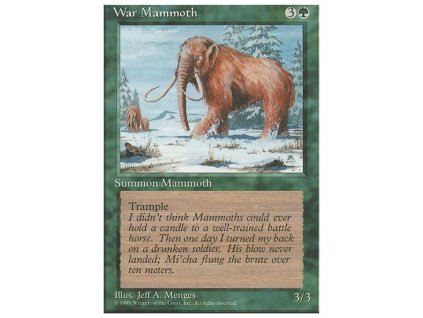 War Mammoth (Foil NE, Stav Near Mint)