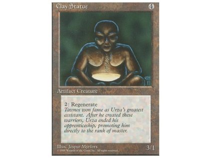 Clay Statue (Foil NE, Stav Near Mint)