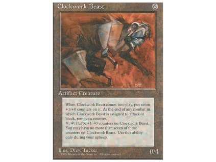 Clockwork Beast (Foil NE, Stav Played)