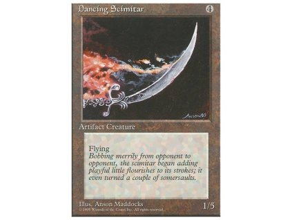 Dancing Scimitar (Foil NE, Stav Near Mint)