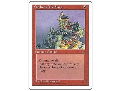 Goblins of the Flarg (Foil NE, Stav Light Played)