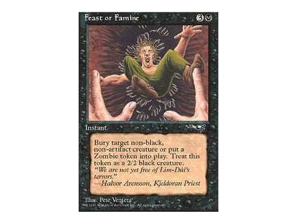 Feast or Famine (Foil NE, Stav Near Mint)
