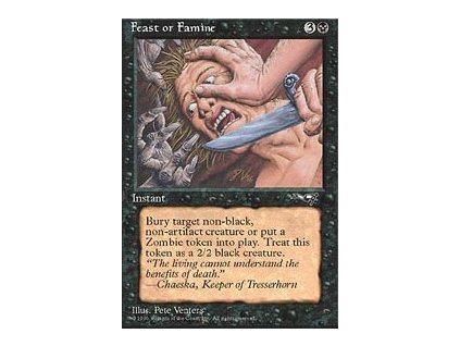 Feast or Famine (Foil NE, Stav Near Mint)