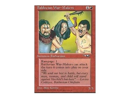 Balduvian War-Makers (Foil NE, Stav Near Mint)