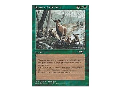 Bounty of the Hunt (Foil NE, Stav Light Played)