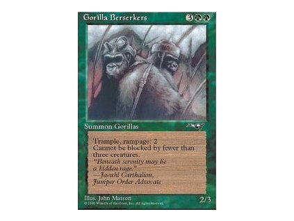 Gorilla Berserkers (Foil NE, Stav Near Mint)