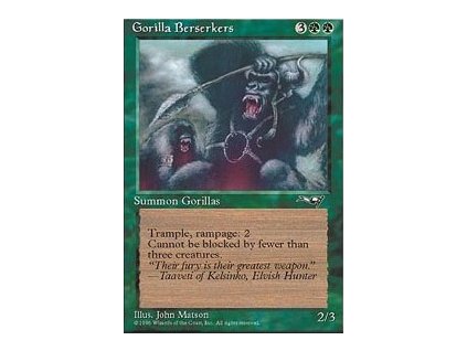 Gorilla Berserkers (Foil NE, Stav Near Mint)