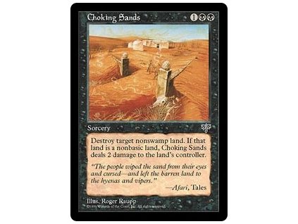 Choking Sands - HP (Foil NE, Stav Near Mint)