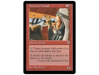 Dwarven Nomad (Foil NE, Stav Near Mint)