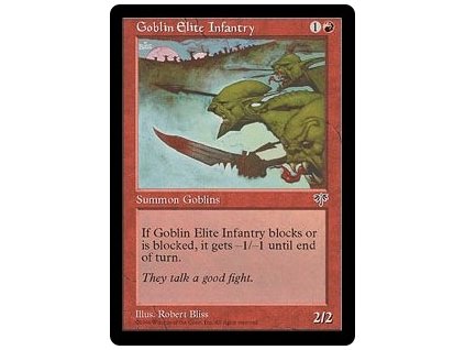 Goblin Elite Infantry (Foil NE, Stav Played)
