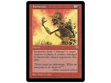 Incinerate (Foil NE, Stav Played)