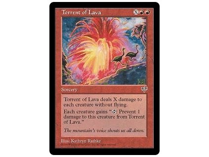 Torrent of Lava (Foil NE, Stav Near Mint)