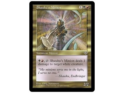 Shauku's Minion - HP (Foil NE, Stav Played)