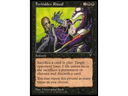 Forbidden Ritual (Foil NE, Stav Excelent)