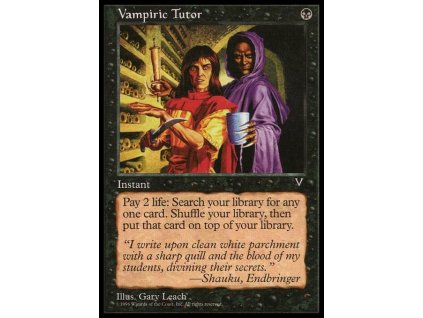 Vampiric Tutor (Foil NE, Stav Played)