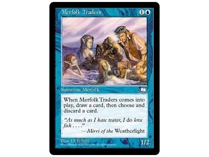 Merfolk Traders - NON ENG CHI (Foil NE, Stav Near Mint)