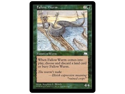 Fallow Wurm (Foil NE, Stav Near Mint)