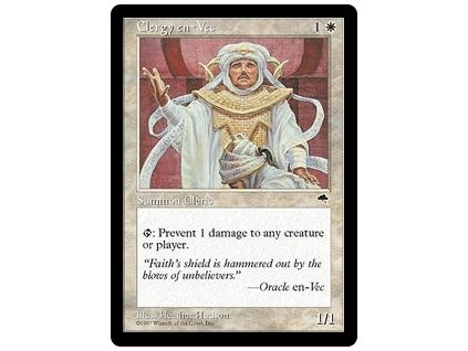 Clergy en-Vec (Foil NE, Stav Near Mint)