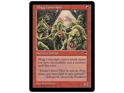 Mogg Conscripts (Foil NE, Stav Near Mint)