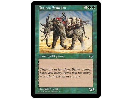 Trained Armodon