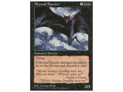 Abyssal Specter (Foil NE, Stav Near Mint)