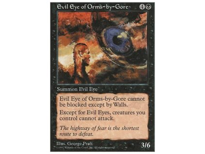 Evil Eye of Orms-by-Gore (Foil NE, Stav Near Mint)