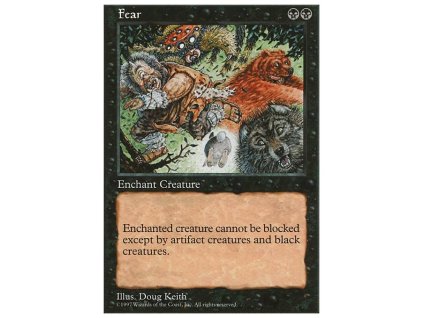 Fear (Foil NE, Stav Near Mint)