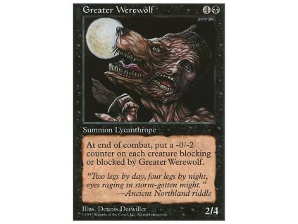 Greater Werewolf (Foil NE, Stav Near Mint)