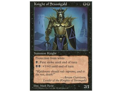 Knight of Stromgald (Foil NE, Stav Near Mint)