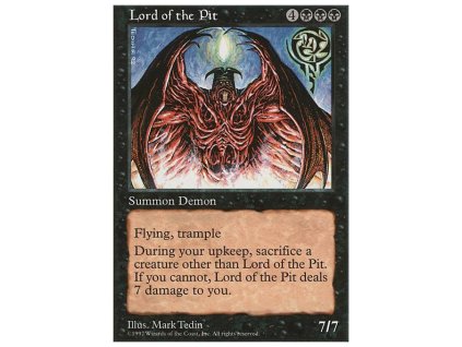 Lord of the Pit (Foil NE, Stav Near Mint)