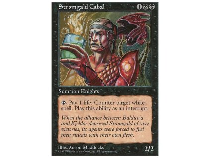 Stromgald Cabal (Foil NE, Stav Near Mint)